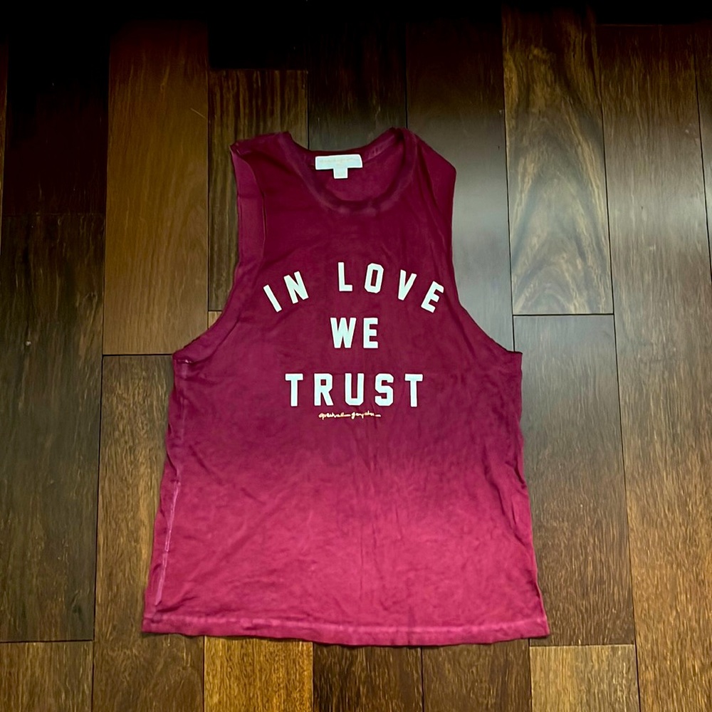 Spiritual Gangsta tank top size small